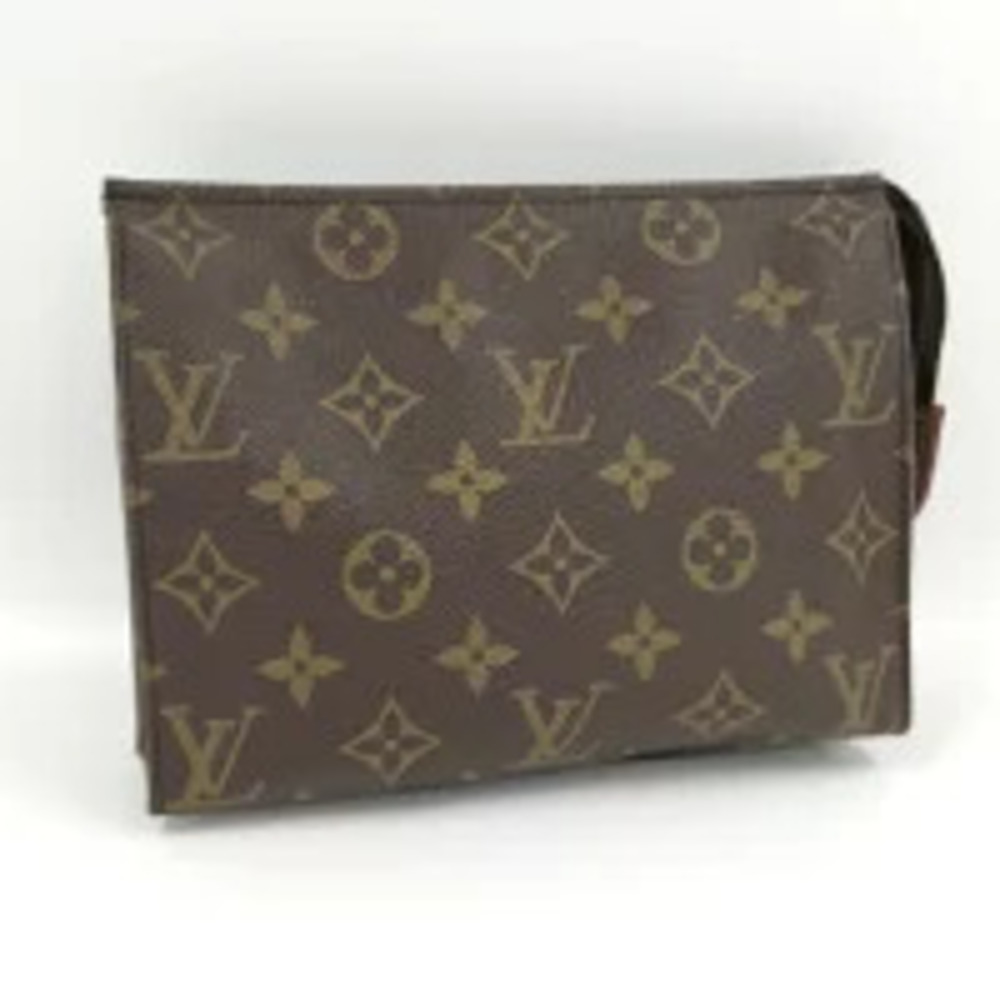 LOUIS VUITTON Pochette Toilette Pouch Clutch Monogram